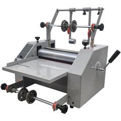 13″ 330mm 110V Laminator with 2 Knives Steel Roller Hot Cold Laminating Machine