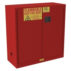 CONDOR 491M89 Flammable Cabinet,Standard,30 gal.,44″ H 491M89