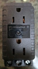 Weidmuller 6720005430 15A 120V Din-rail mount duplex receptacle w/LED indcatr