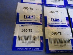 10 Packs LABPINS .060-T5 Top Pins each pack has 150 pins in them NEW Schlage Wei