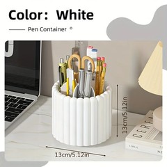 Modern 360° Rotating Desk Organizer – Compact Pen Holder