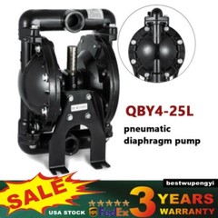 QBY4-25L Air-Operated Double Diaphragm Pump 1″ Inlet & Outlet 120 PSI 35 GPM HOT