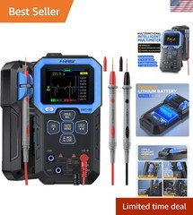 Multimeter Digital 9999 Counts TRMS Voltage Resistance Capacitance Current
