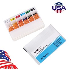 Dental Gutta Percha Points 0.02,15-40# Taper Assorted for Endodontic Root Canal