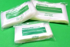 300 Zippit Reloc Bags 4mil H.D. Assortment Sizes 3×5 4×6 6×9 100 Each Zip Seal