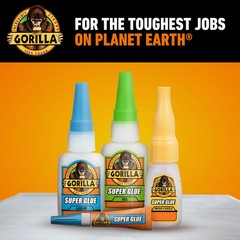 Gorilla Super Glue Gel XL, 25 Gram, Clear, (Pack of 1)