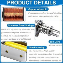 DC Solenoid Electromagnet HS-0530B DC6V 3.4A 10mm Stroke Push Pull Type Linear
