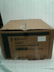 COVIDIEN 9194A Abdominal Pad Factory Case of 216 Pads; 12 Individual Boxes Of 18