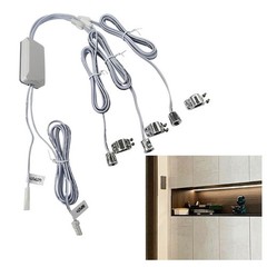 For Cabinet Door Sensor LED Light Switch DC 12V 24V with IP20 Protection Rating