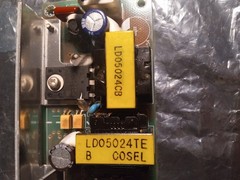 COSEL LDA50F-24 24VDC 2.1A Open Frame Power Supply Used