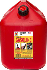 Company, 5 Gallon Capacity Gas Can with Flame Mitigation Device, Red