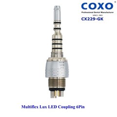 COXO Dental Fiber Optic LED High Speed Turbine Handpiece fit KAVO Coupler