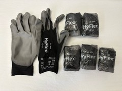 New Ansell HyFlex 11-600 Light Duty Gloves 6-PACK Size 10 (GU-5)