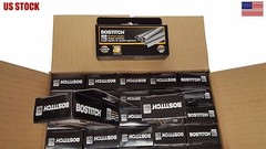 Bostitch Office B8 PowerCrown Premium Staples, 0.25 Inch Leg, Full-Strip silver