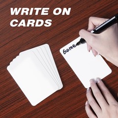 200ct Tall Trading Card Dividers – White Plastic Divider, Page