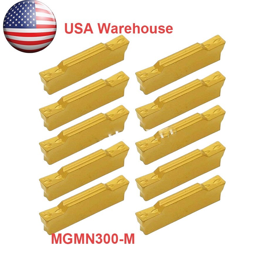 30pcs 3MM for MGEHR Lathe Slotting Cutting Holder MGMN300-M Carbide Insert
