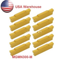 30pcs 3MM for MGEHR Lathe Slotting Cutting Holder MGMN300-M Carbide Insert