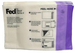 FedEx Shipping Pouches 100 Pk 6×10 Inches Self-Adhesive Resealable side-loading