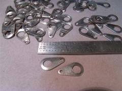 100 Aircraft Grade Copper Tinned Non-Insulated Ring Tongue Terminals Lug 16 AWG