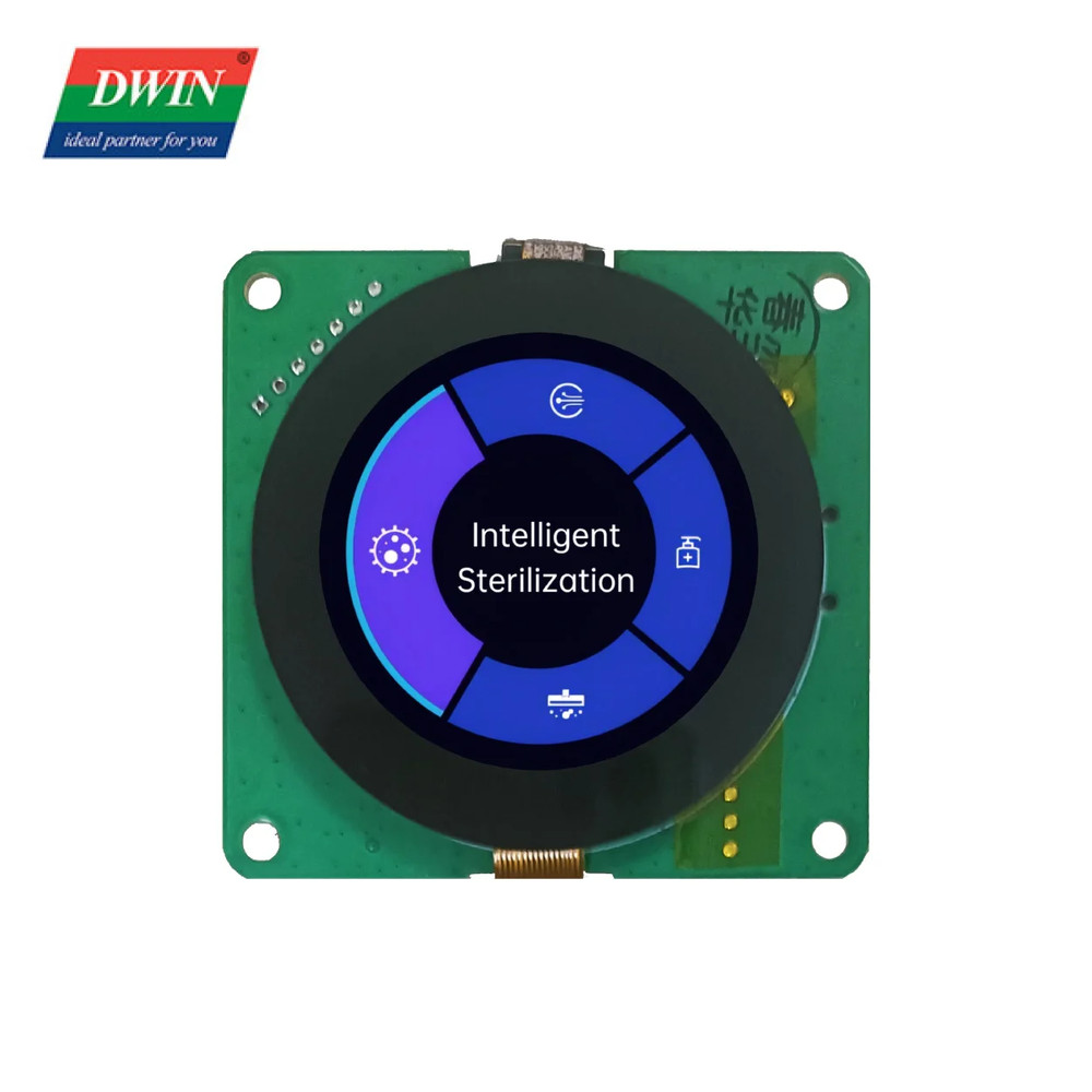 1.6 Inch 400*400 Pixels 262K Colors Circular IPS TFT LCD Display Module HMI Capa