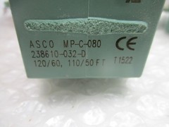 ASCO MP-C-080 238610-032-D SOLENOID VALVE LOT OF 2 NSNP