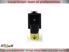 VITON 1/4 inch 12V DC VDC Brass Solenoid Valve NPT Gas Water Air Normally Closed