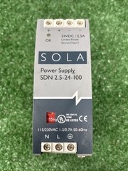 Sola SDN 2.5-24-100 Power Supply 115/230VAC 24VDC 2.5A
