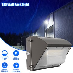 Commercial 125W LED WALL PACK Lights DUSK TO DAWN Outdoor Area Security Lighting