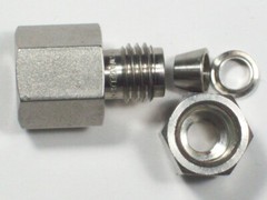 1 – Swagelok Stainless Steel Connector, 3/16″ OD Tube x 1/8″ FNPT, SS-300-7-2