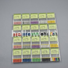 6 Pcs/Pack Nickel Titanium Dental Endodontic Root Canal Hand Use K-Files #15-40