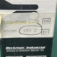 BI TECHNOLOGIES ~ 7216-R500L.25 ~ POTENTIOMETER ~ NEW IN BOX (LOT OF 2)