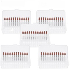 60Pcs Dental Brownie Polishers Friction Grip Burs Mini Points 1.6mm FG 0413