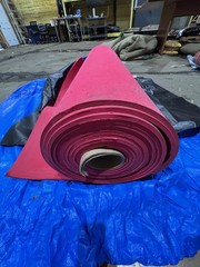 High Abrasion Resistant Rubber Roll – 49.6″ x 30′