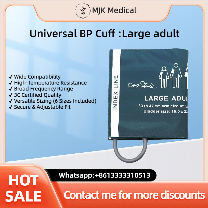 NIBP Cuff Single Tube, Blood Pressure Monitor Cuff-Large adult