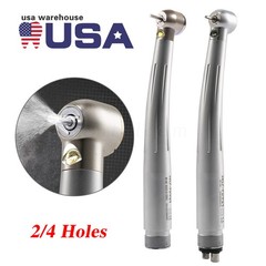 SELF-POWER E-Type Dental High Speed LED Handpiece Standard Head Push 2/4Hole CE