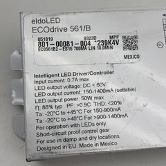 eldoLED ECOdrive 561/B Intelligent LED Driver/Controller 50W 1400mA set to 700mA