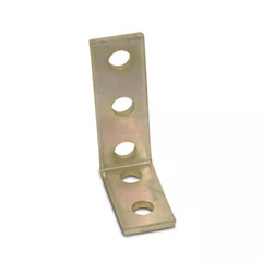 5-Hole 90° Angle Bracket Galv-Krom (Strut Fitting) (ZB917-10)