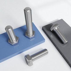 DIN933 Hex Head Screws Hex Bolt A2 304 Stainless Steel UNC 10#-32*1/2to5/8-11*4