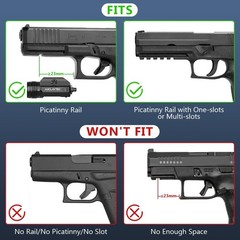 1200 Lumen Pistol Light Laser Combo Green Beam 1200