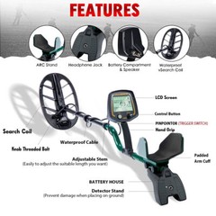 Professional Underground Gold Metal Detector with Headphone for Deap Search