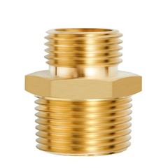 3/4″ GHT Male x 1″ NPT Male Lead-Free Brass Garden Hose Adapter Connector