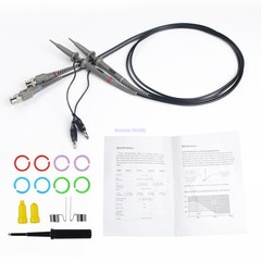 2pcs Oscilloscope Probe Scope Clip Test Cable Lead Kit 1X /10X BNC For P6100