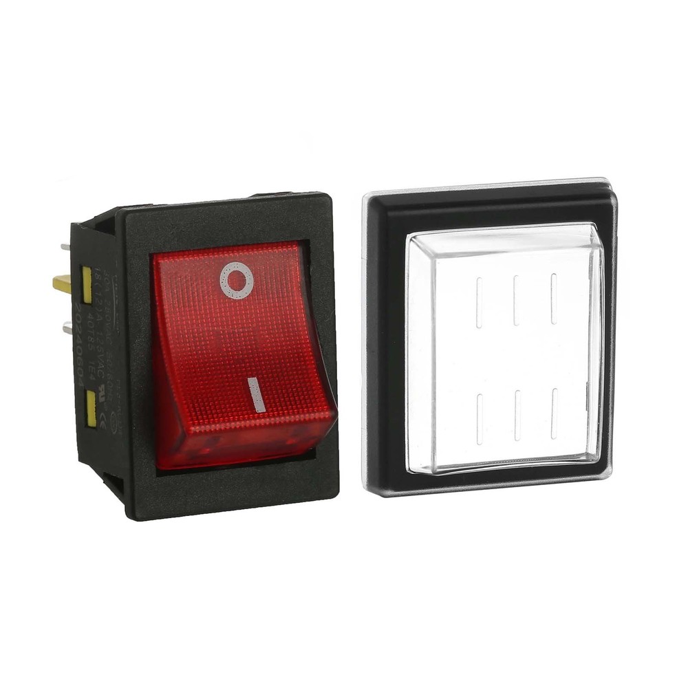 PROCHEM Carpet Cleaning Switch Cover Machine POWER ON OFF Illuminated Rocker RED