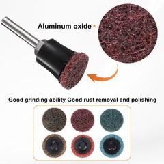 28pcs Quick Change Discs Set 1″ Lock Sanding Discs Coarse/Medium/Fine Grits