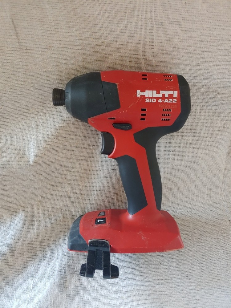 Hilti SID4-A22, Lithium-Ion 1/4 Hex Impact Driver TOOL ONLY USED TESTED RT