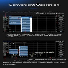 SV4401A VNA Vector Network Analyzer 7 Inch Touch LCD 50KHz-4.4GHz