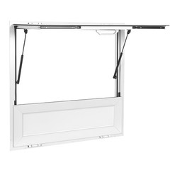 Uimoso 36×36 in Aluminum Alloy Concession Window with Foldable Shelf