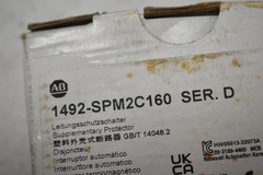 Allen-Bradley 1492-SPM2C160 SER D Supplementary Protector 2P 16A White Bulgaria