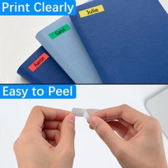 5PK For Dymo 12mm LetraTag Refills White 91331 LetraTag Label Maker LT-100H 100T