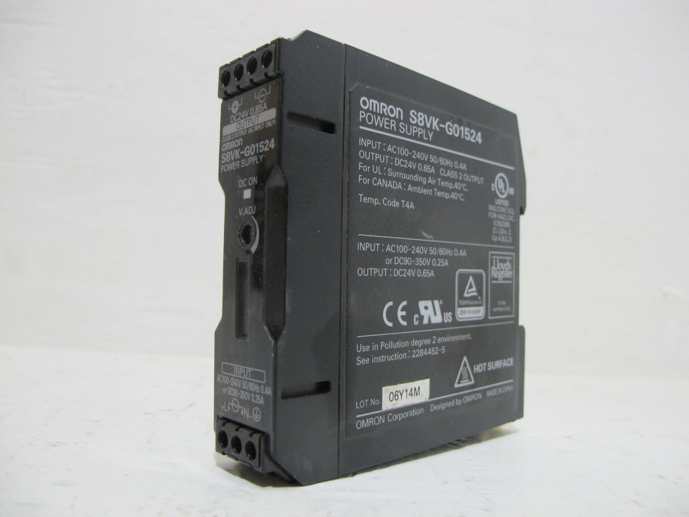 OMRON S8VK-G01524 Power Supply Unit Module S8VKG01524 PS 24 V DC 0.65 A 24V